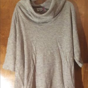 Loose neck oversized sweater